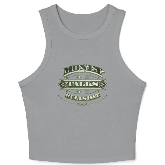 Money Talks Crop Tank Top