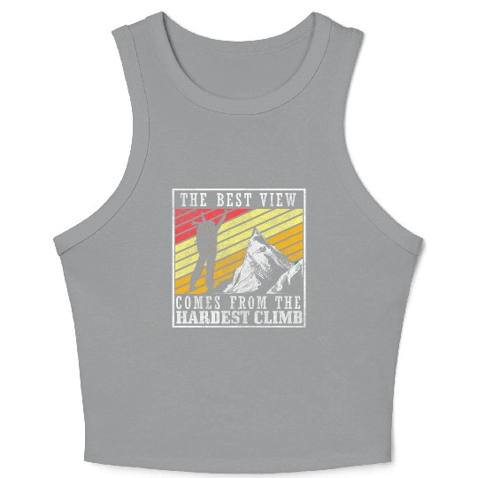 Mountaineering Mountaineering Mountains Crop Tank Top