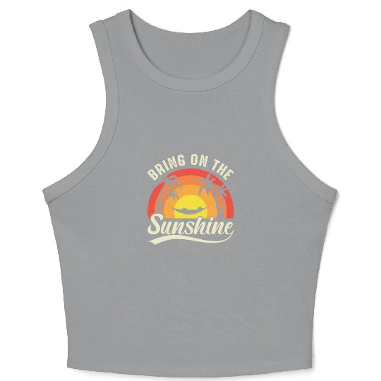 Bring On The Sunshine Crop Tank Top