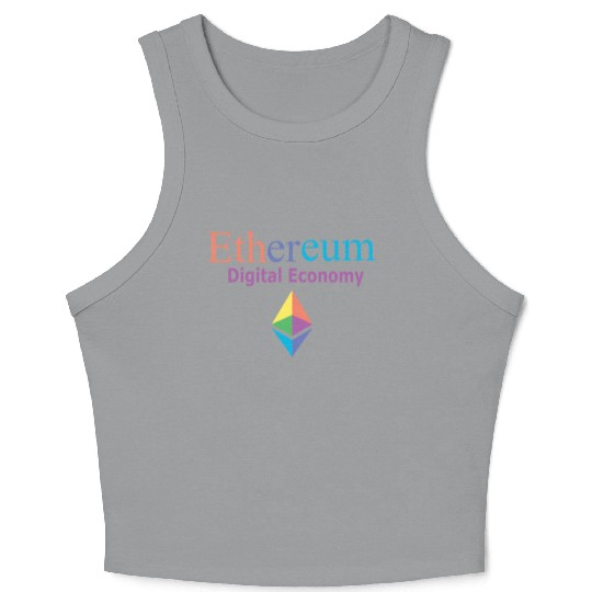 ETHEREUM DIGITAL ECONOMY Crop Tank Top