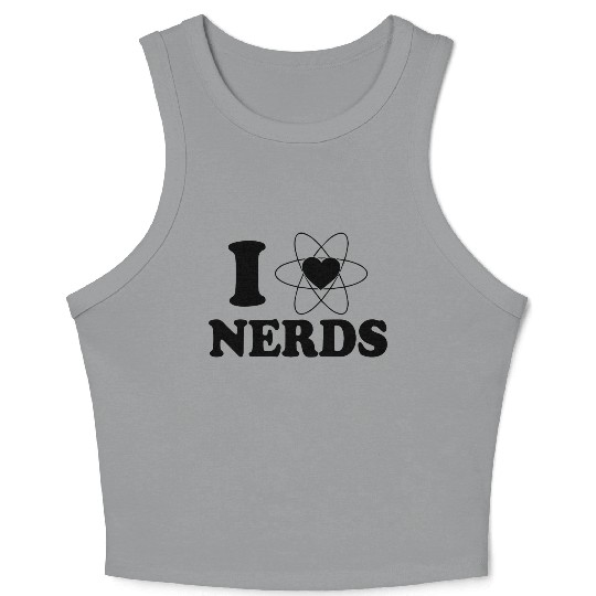 I LOVE NERDS Crop Tank Top