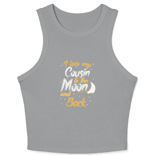 I love my cousin to the moon and back News Crop Tank Top