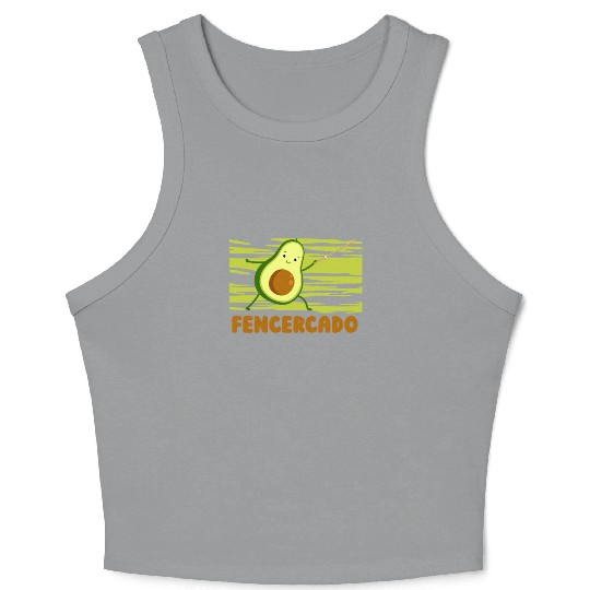 Fencing Crop Tank Top