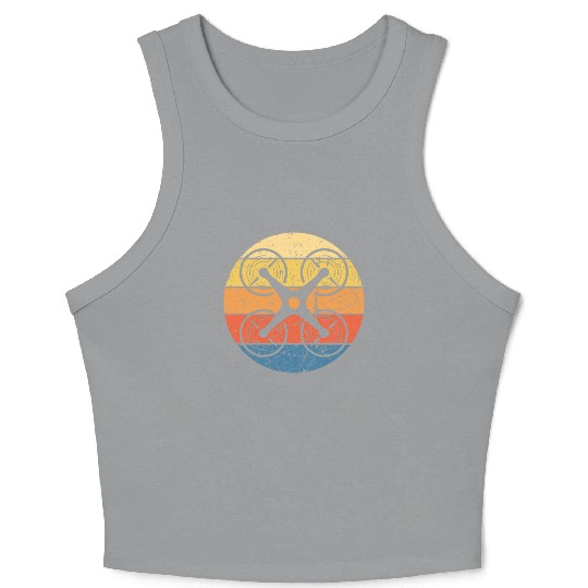 Drone Drone Pilot Drone Operator Quadrocopter Crop Tank Top