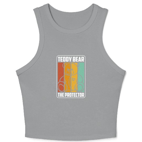 Teddy Bear Offspring Pregnant Crop Tank Top