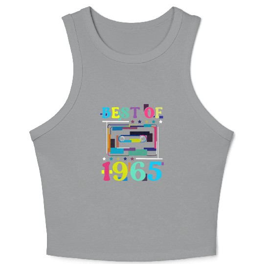 Best Of 1965 | Birthday Crop Tank Top | Birthday Retro