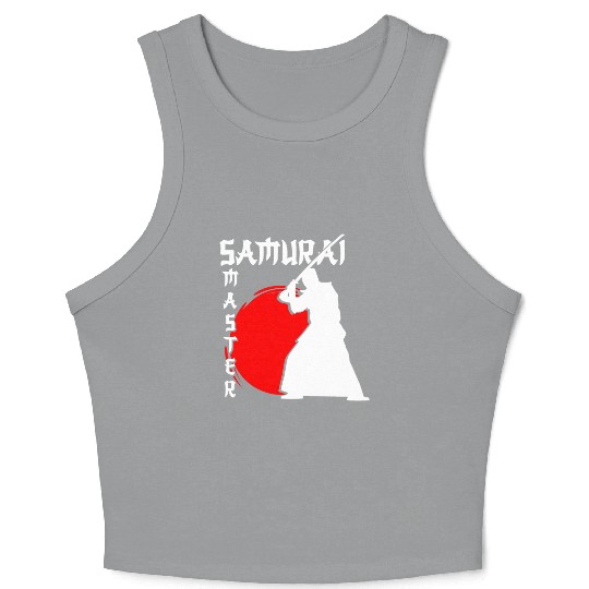 Japan Katana Martial Arts Honor Crop Tank Top