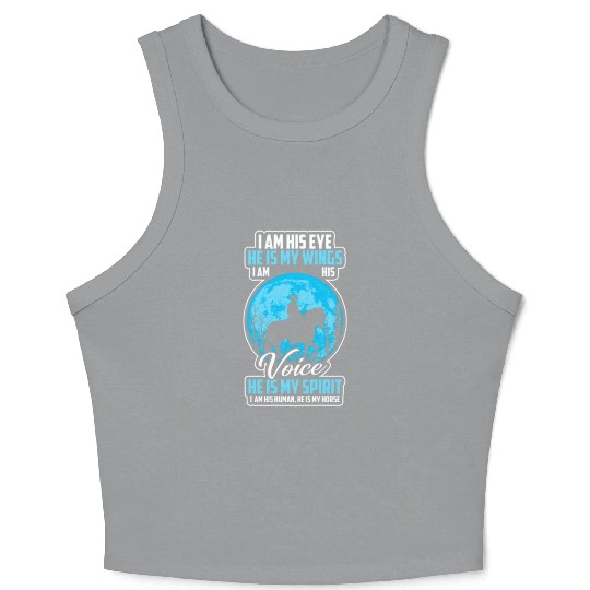 Horseback riding equestrian sport friends Crop Tank Top