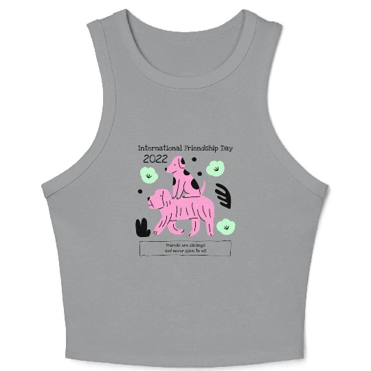 International Friendship Day 2022 Crop Tank Top