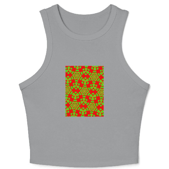 enchanting abstract seamless pattern Crop Tank Top