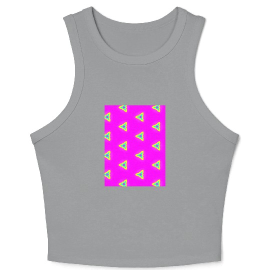enchanting abstract seamless Crop Tank Top