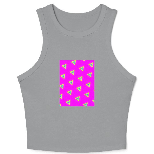 enchanting abstract seamless Crop Tank Top