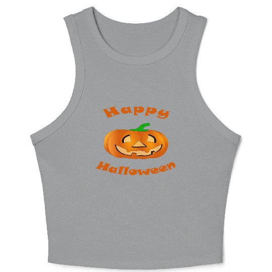 Halloween 02 Crop Tank Top