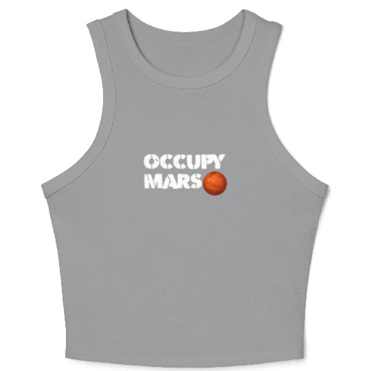 Occupy Mars Crop Tank Top