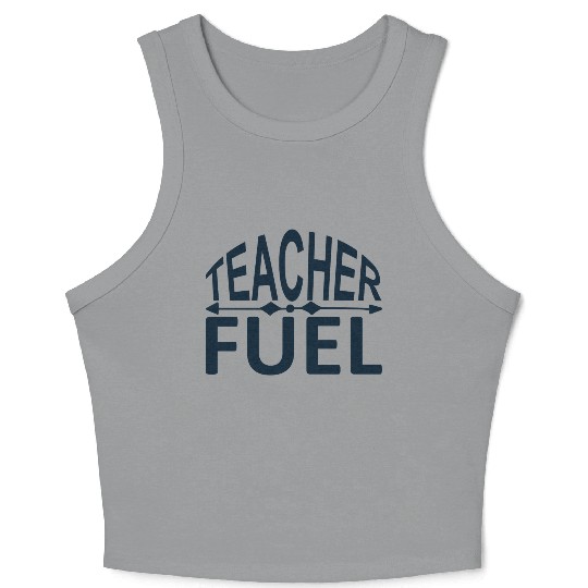 TEACHER FUEL Crop Tank Top