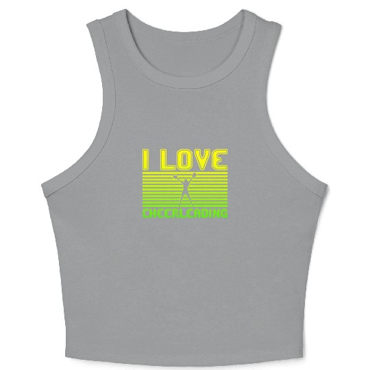 I love cheerleading Crop Tank Top