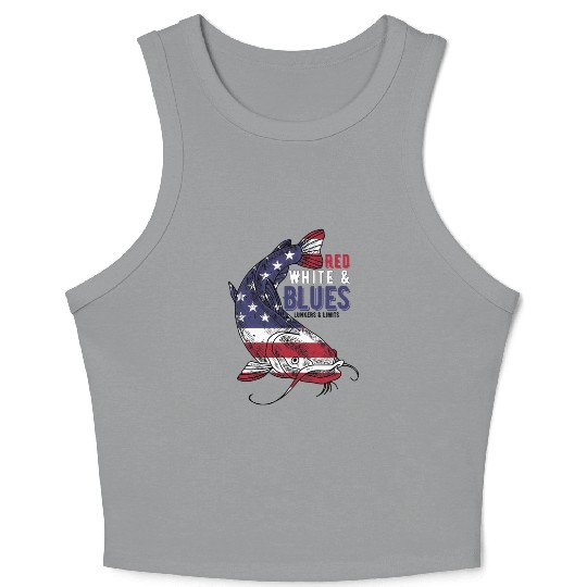 Red, White, & Blues Crop Tank Top