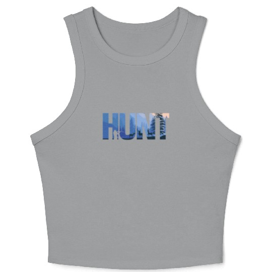 Buck Deer Hunting Hunter Hunt Crop Tank Top
