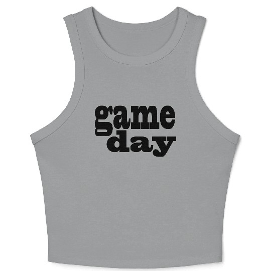 Game Day Crop Tank Top