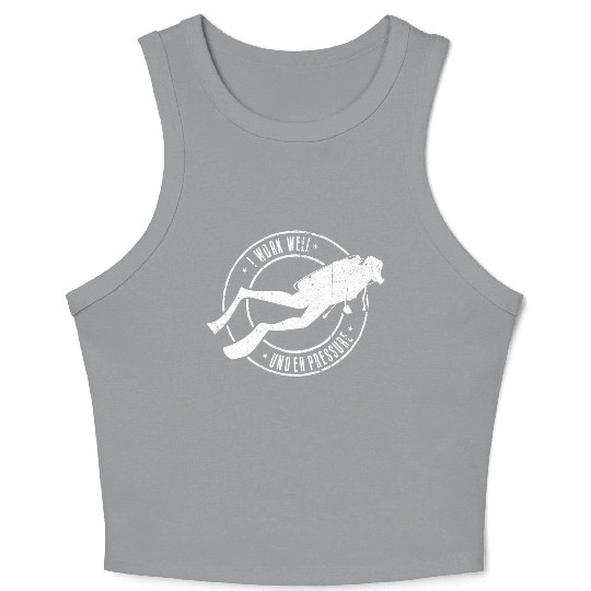 Scuba diving scuba dive Crop Tank Top