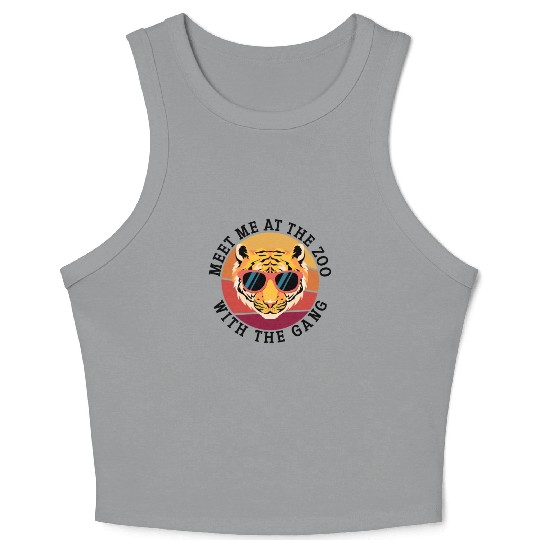 Zookeeper Animal Care Zookeeping Wildlife Nature Crop Tank Top
