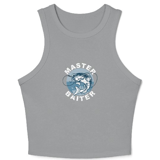 Master Baiter - Wels Catfish Hunter Crop Tank Top