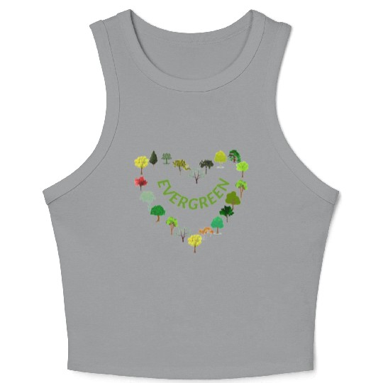 EVERGREEN Crop Tank Top