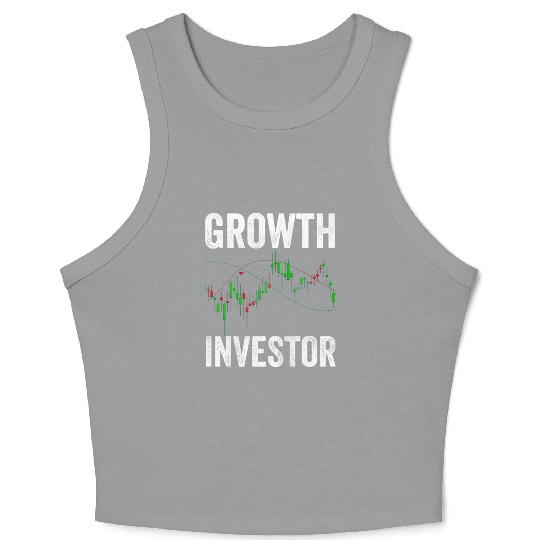 Growth Investor Investing Invest Shareholder Crop Tank Top