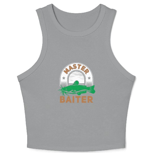 Master Baiter - Wels Catfish Hunter Crop Tank Top