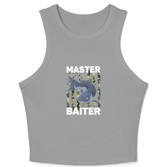Master Baiter - Wels Catfish Hunter Crop Tank Top