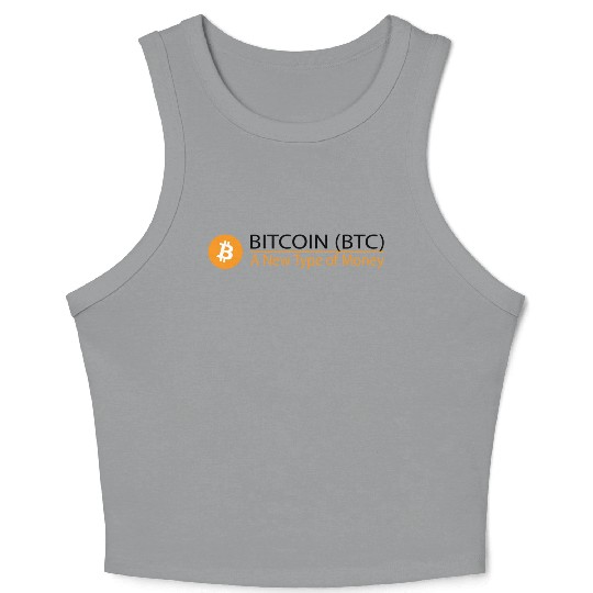 Bitcoin Logo Wear Crop Tank Top