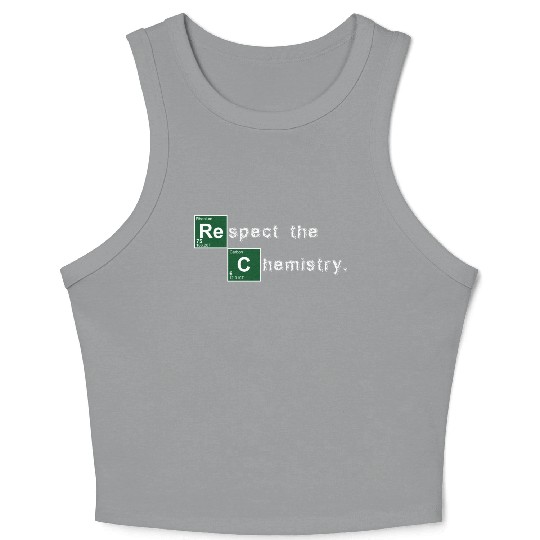 Respect the Chemistry Breaking Bad Crop Tank Top