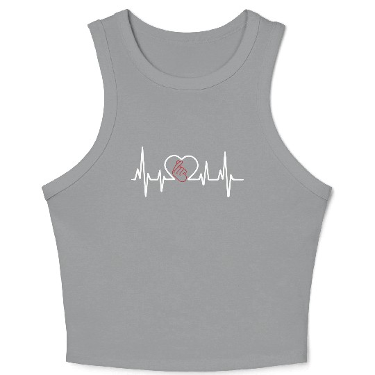 Heartbeat Kpop Crop Tank Top
