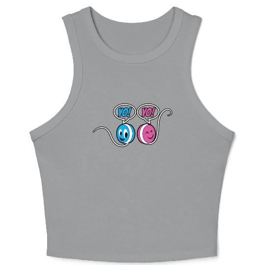 Yoyo Spanish Teacher Gift Yo Yo Crop Tank Top
