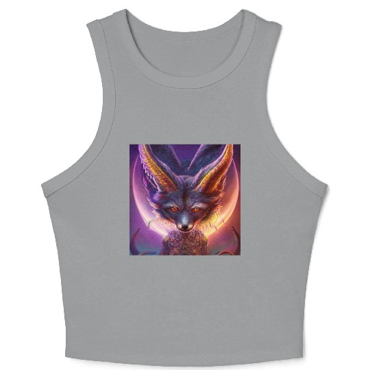Demon fox Crop Tank Top
