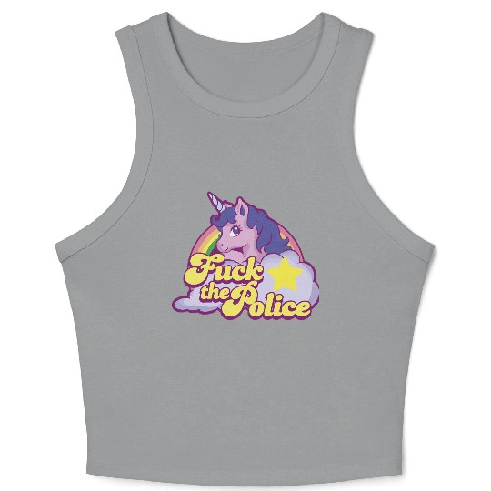 FUCK THE POLICE Crop Tank Top