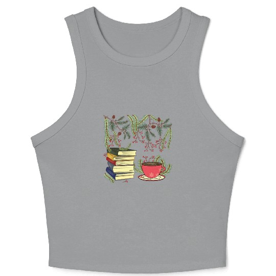 Winter Books and Tea Crop Tank Top
