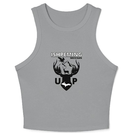 Ishpeming Michigan Upper Peninsula Crop Tank Top