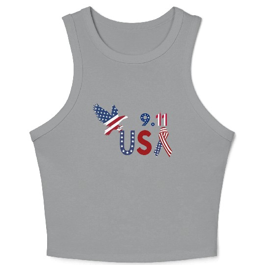 Patriot Day 9.11 Crop Tank Top