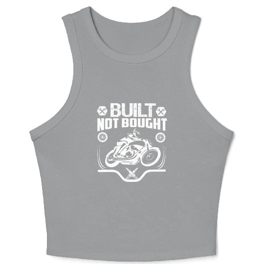 Built Not Bought Crop Tank Top