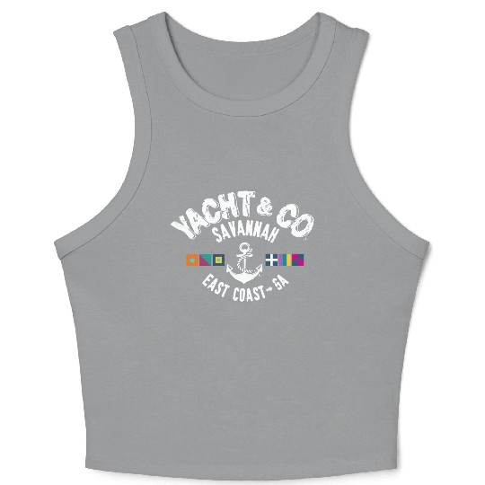 Yacht Co Savannah East Coast GA Crop Tank Top
