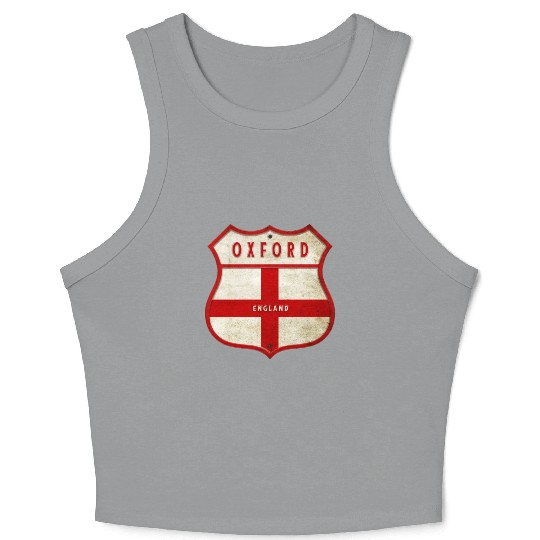 Oxford England coat of arms Crop Tank Top