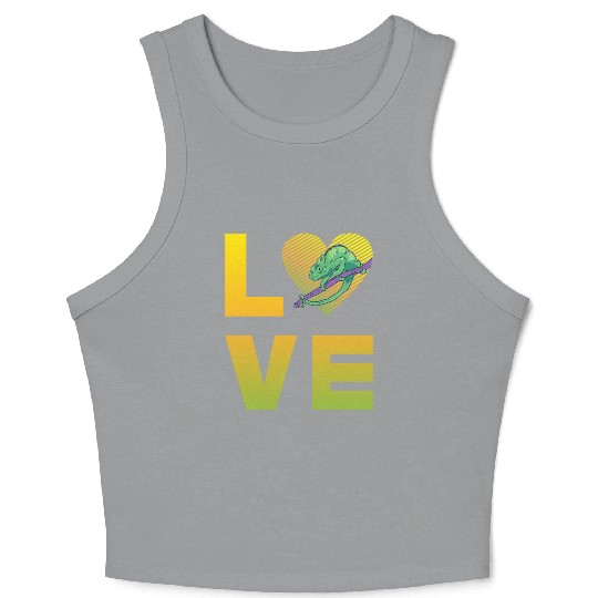 Chameleon Love Crop Tank Top