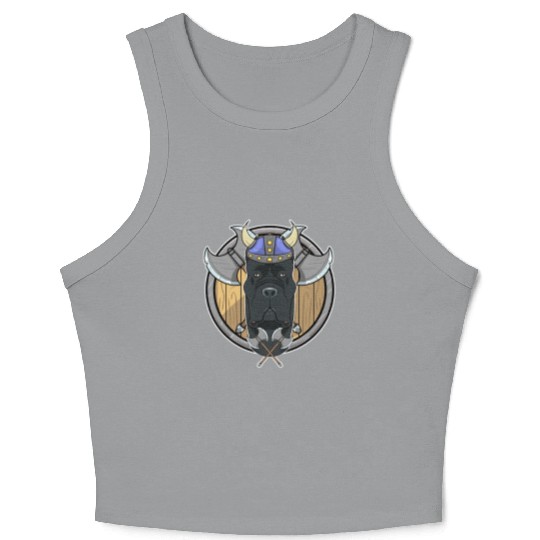 Cane Corso I Valhalla I Viking Crop Tank Top