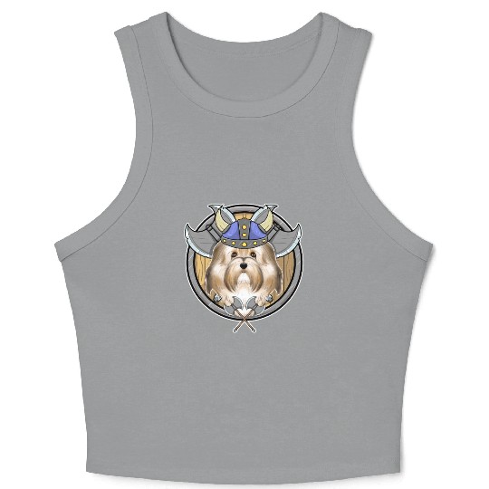 Havanese I Valhalla I Viking Crop Tank Top