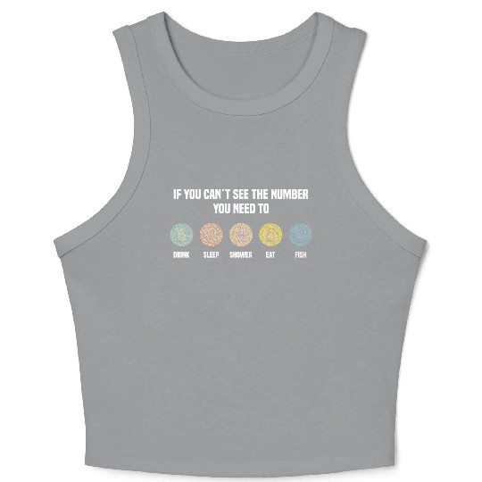 Ishihara Numbers - Fish Crop Tank Top