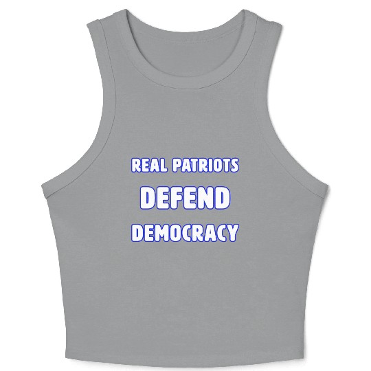 DEMOCRACY 3 Crop Tank Top