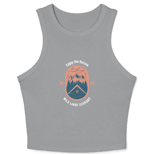 Enjoy the Nature by Wild Linus Germany Crop Tank Top