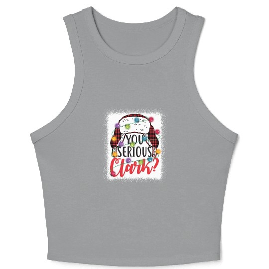 You Serious Clark Christmas Vacation Crop Tank Top