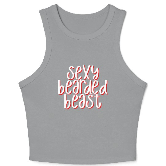 Sexy Bearded Beast 3 Crop Tank Top